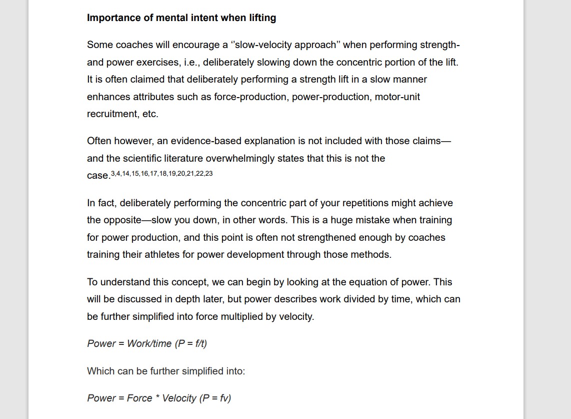 General Speed- and Power Program (8 weeks) - Image 4