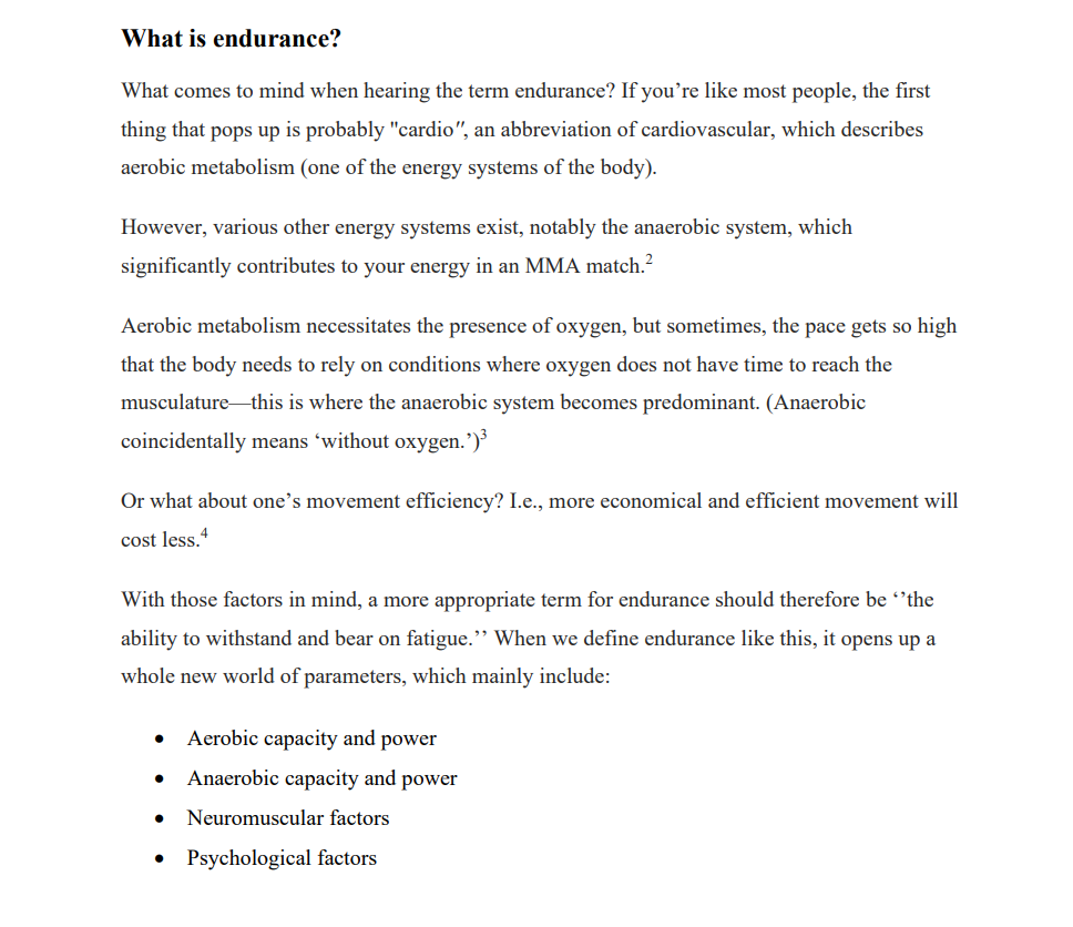 MMA Endurance Program (12 weeks) - Image 2